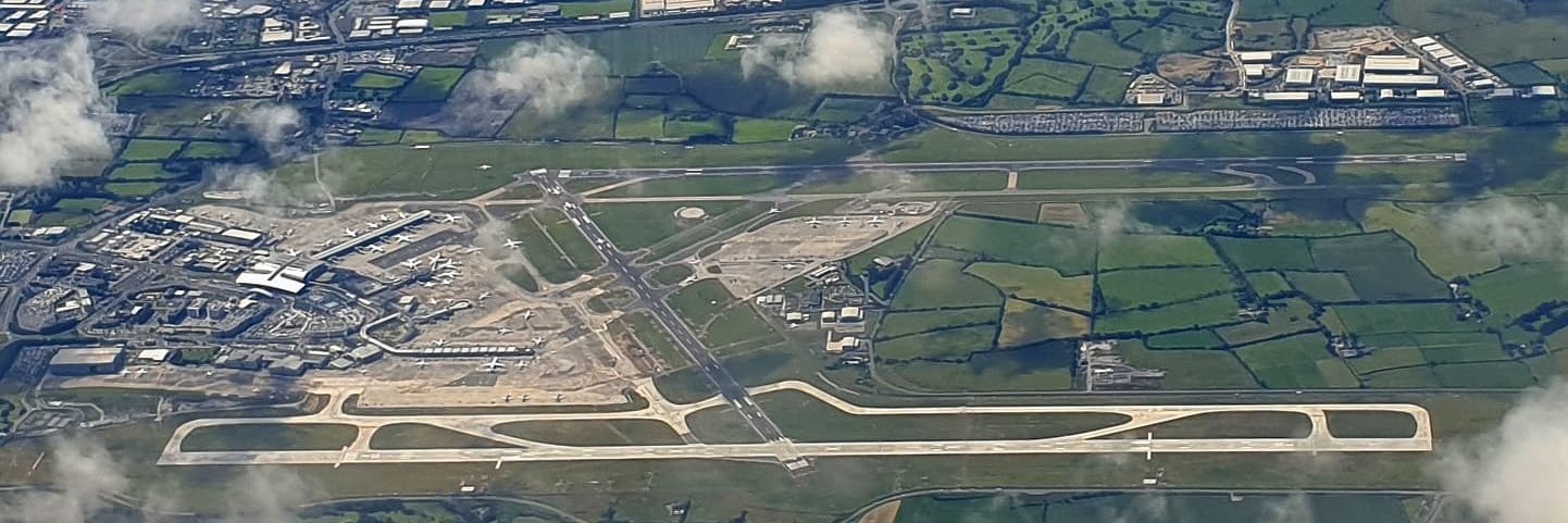 Dublin Airport's banner
