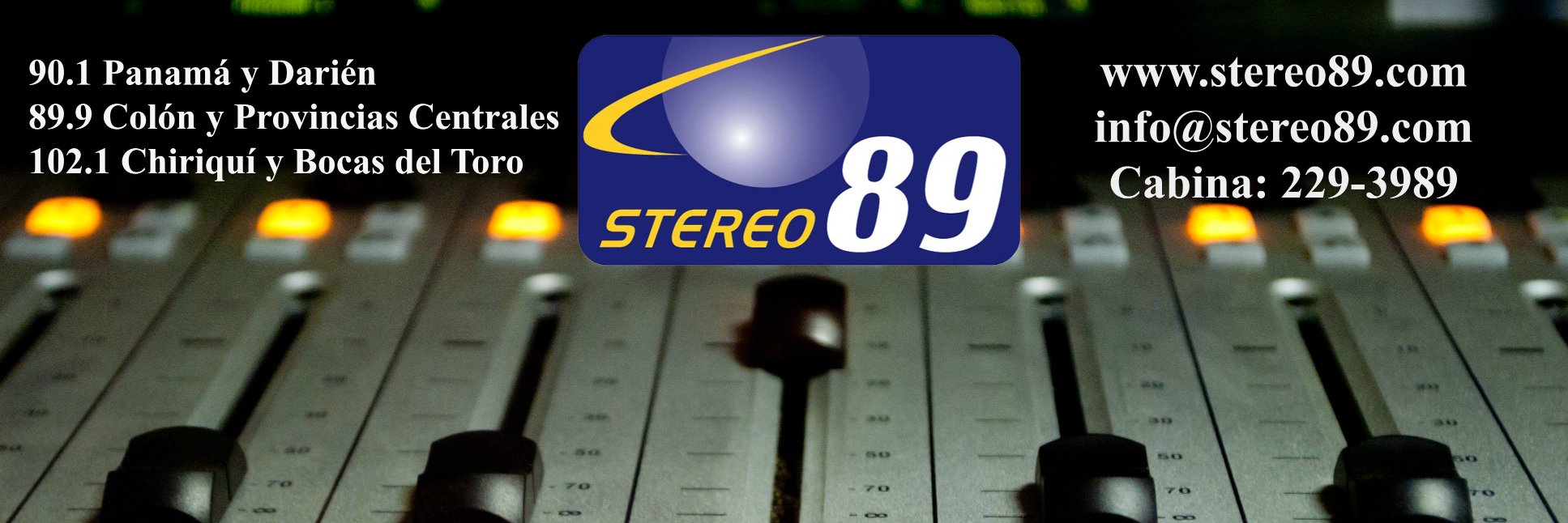 Stereo89Panama's profile banner image