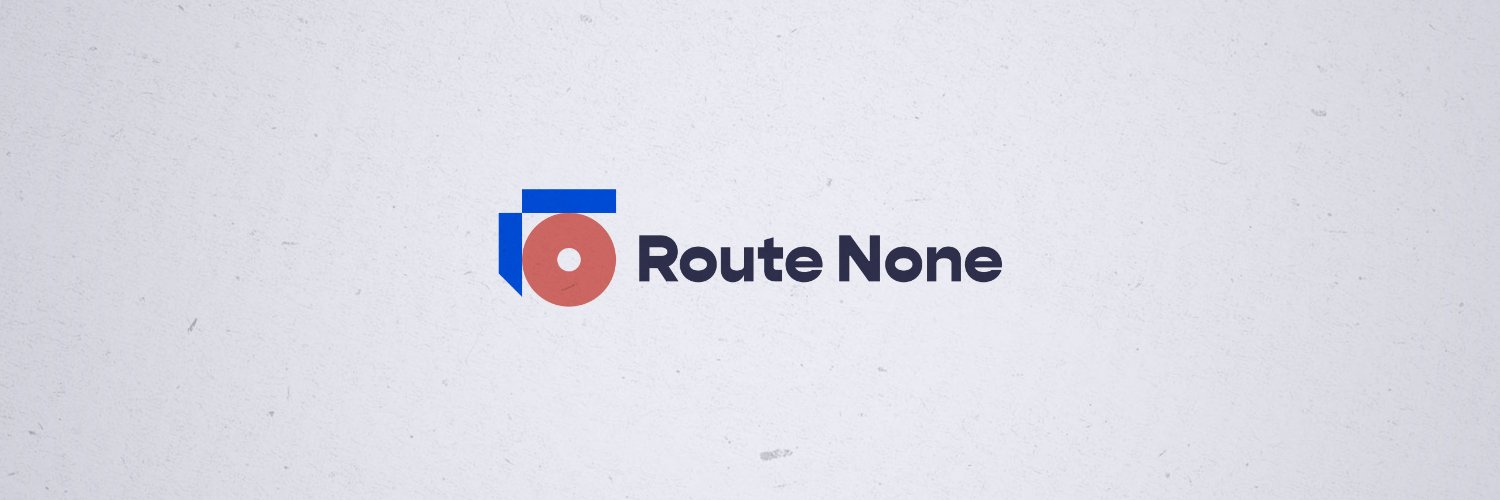 RouteNone banner
