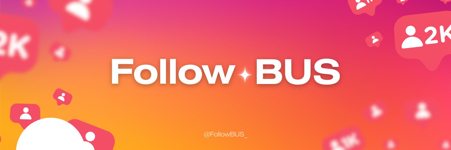 Follow ⟡ BUS banner