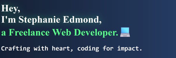 DevStephEdmond Profile Banner