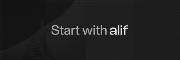 alifdotbuild Profile Banner