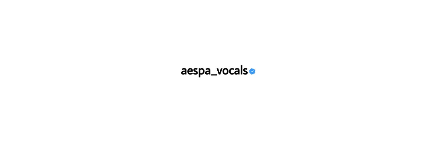 aespa vocals's banner