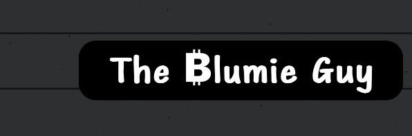 The ₿lumie Guy banner
