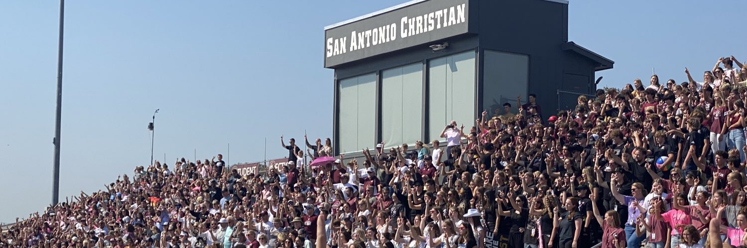 SACS Football's banner