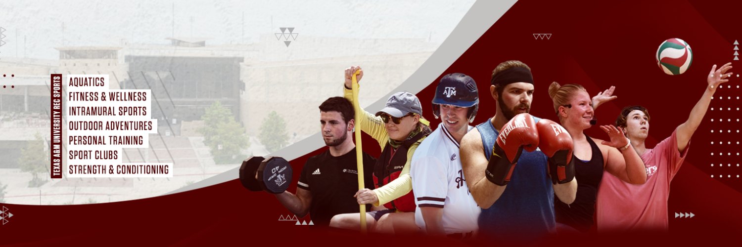 Texas A&M Rec Sports banner