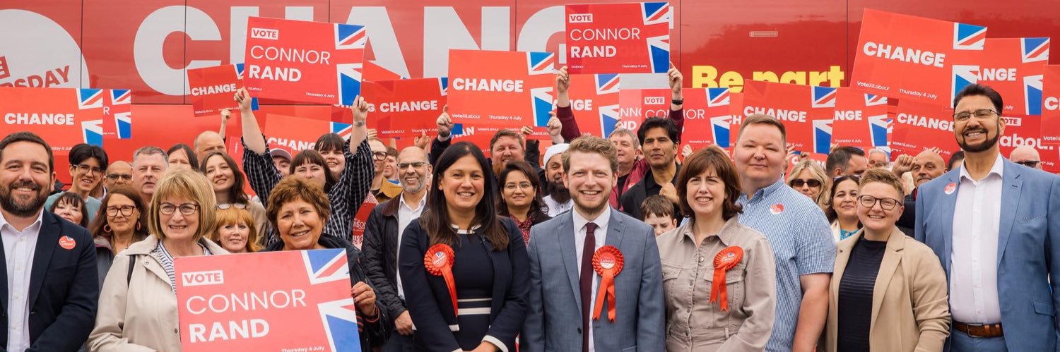 Connor Rand MP's banner