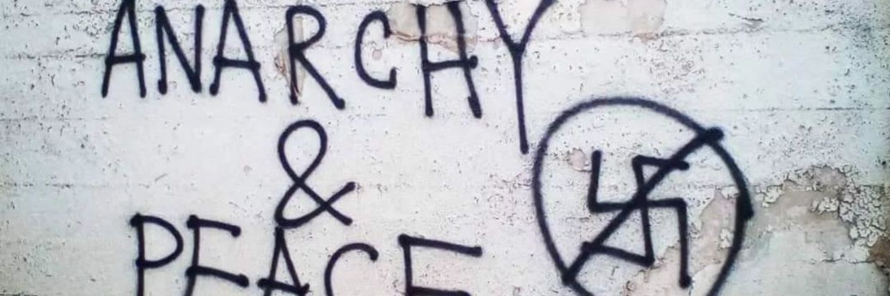 den nordlige anarkist Ⓐ🏴🦥 (Kein Gott,kein Staat) banner