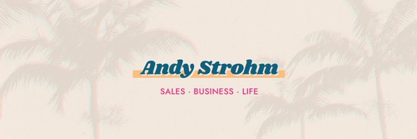 Andy Strohm | Low Friction Sales Profile Banner