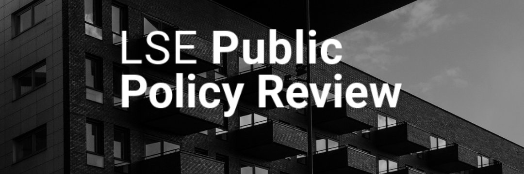 LSE Public Policy Review Journal banner