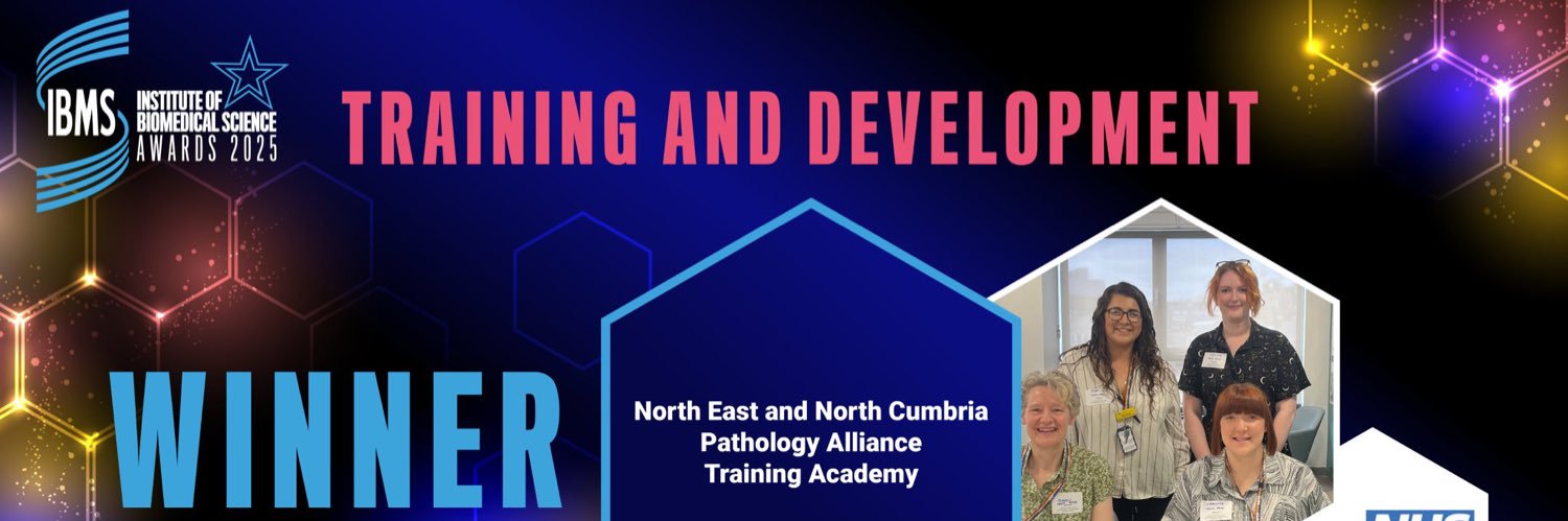 NENC Pathology Alliance Training Academy banner