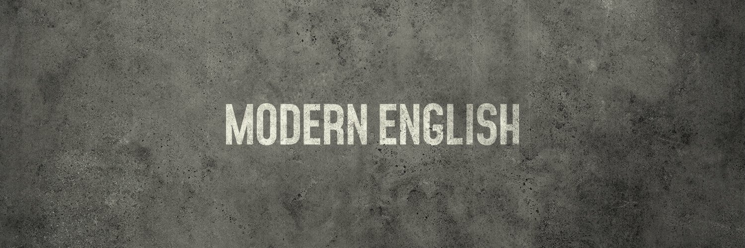 Modern English Digital banner