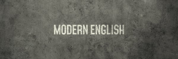 ModernEnglish Profile Banner