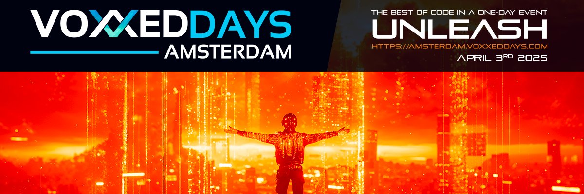 Voxxed Days Amsterdam's banner