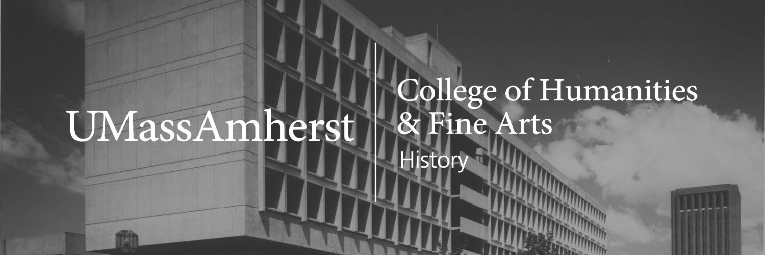 UMass Amherst Department of History banner