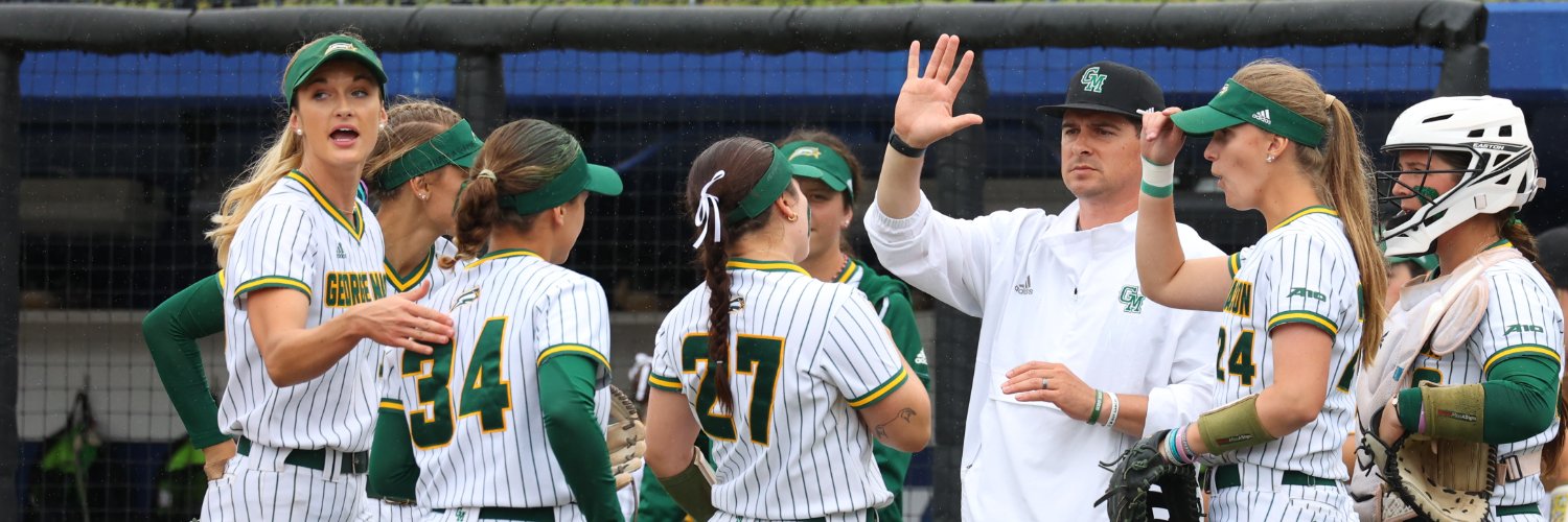 George Mason Softball's banner