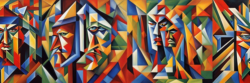 🎭Cubist banner