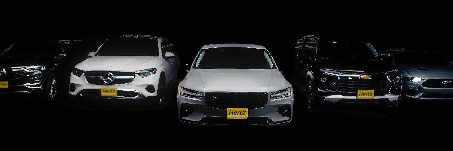 Twitter banner for @Hertz