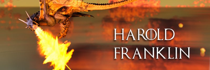Harold Franklin's banner