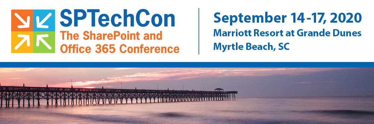 SPTechCon The SharePoint and Office 365 Conference banner