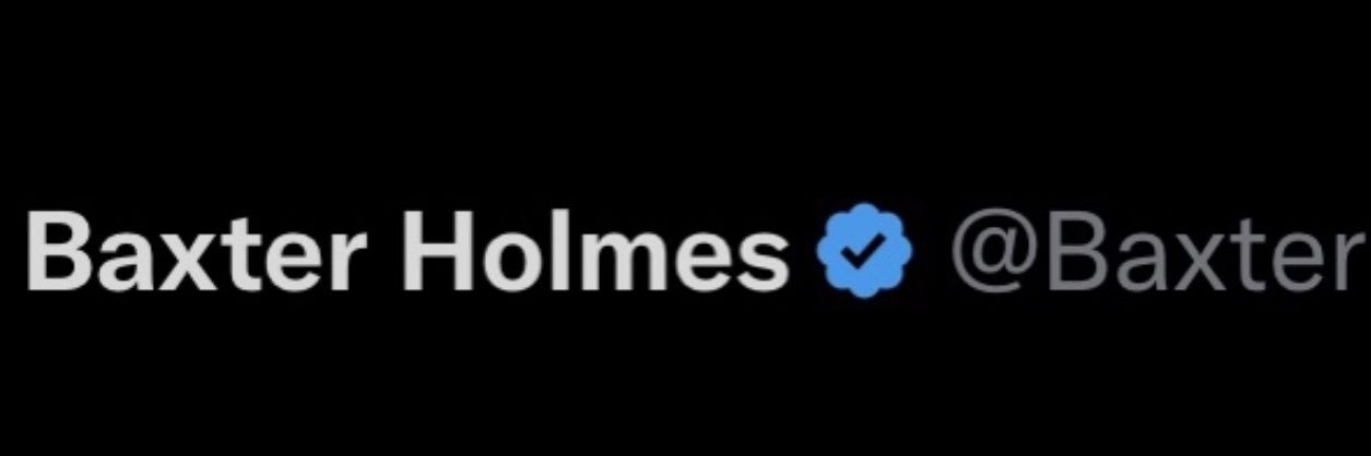 Baxter Holmes banner