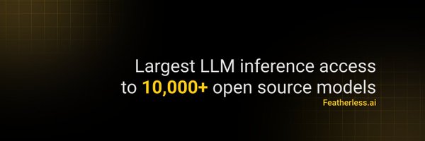 FeatherlessAI Profile Banner