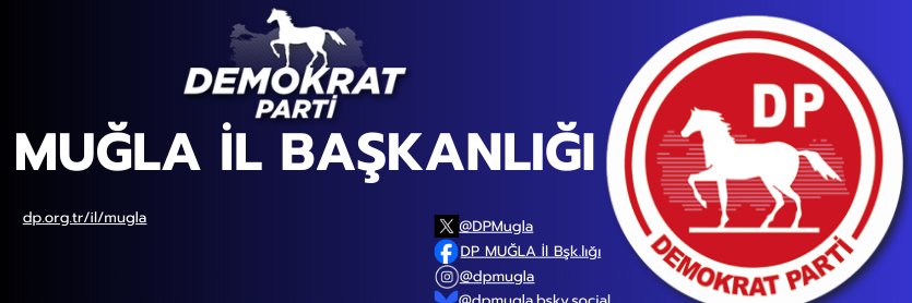 DP Muğla İl Başkanlığı banner