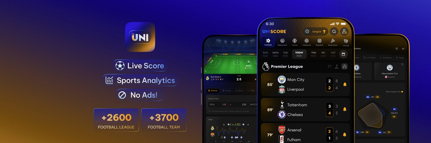 Uniscore_App's profile banner image