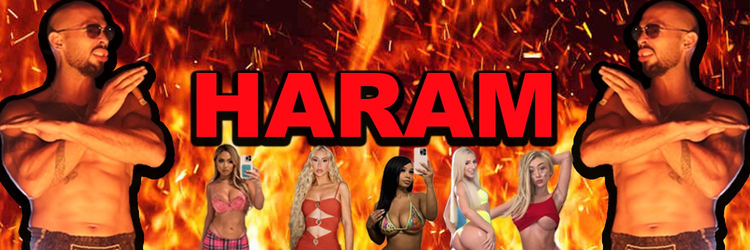 HARAM! HARAM! HARAM! banner