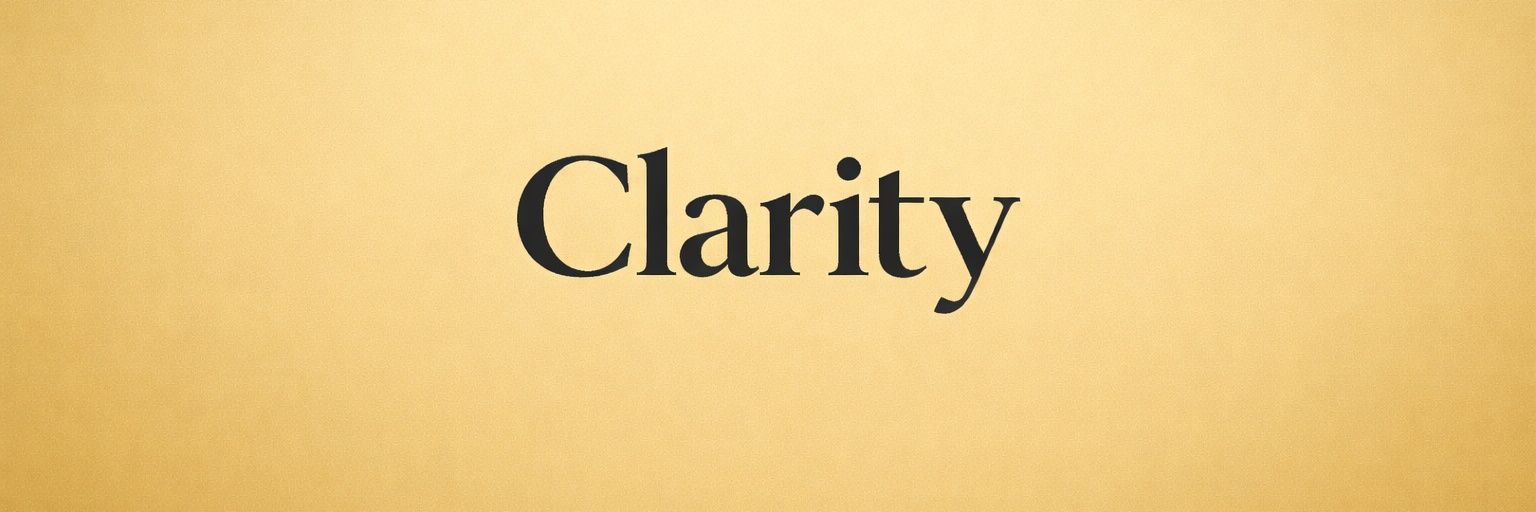 Clarity banner