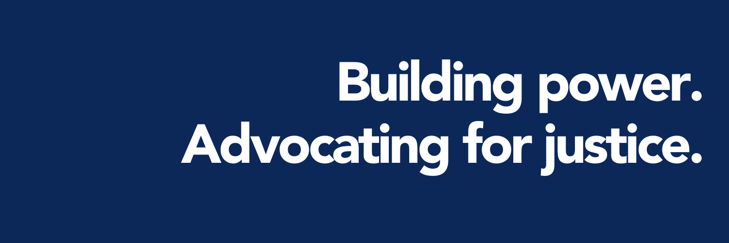 Arab American Institute's banner