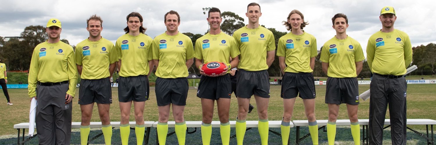 VAFA Umpires Association banner
