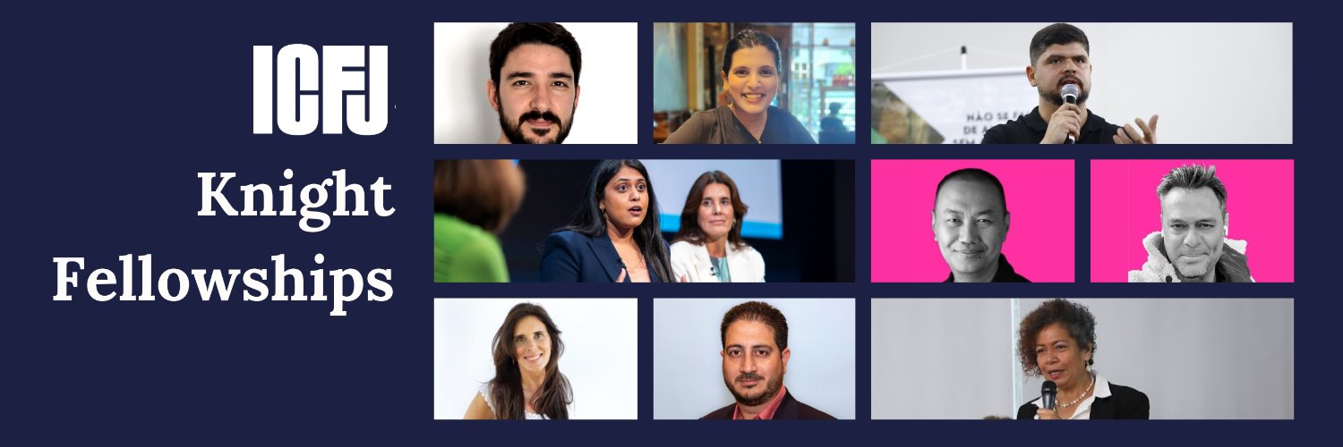 ICFJ Knight Fellowships banner