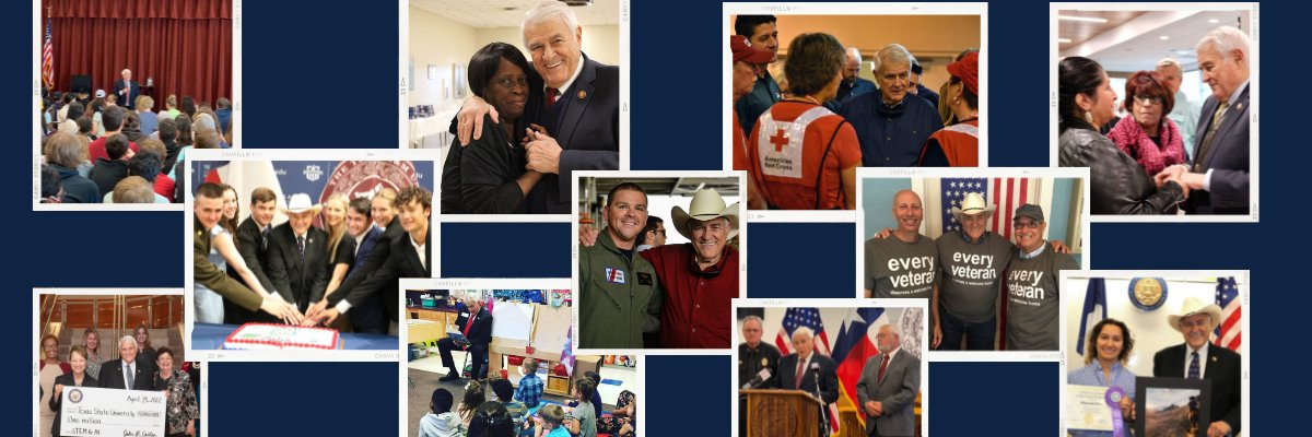 Rep. John Carter banner