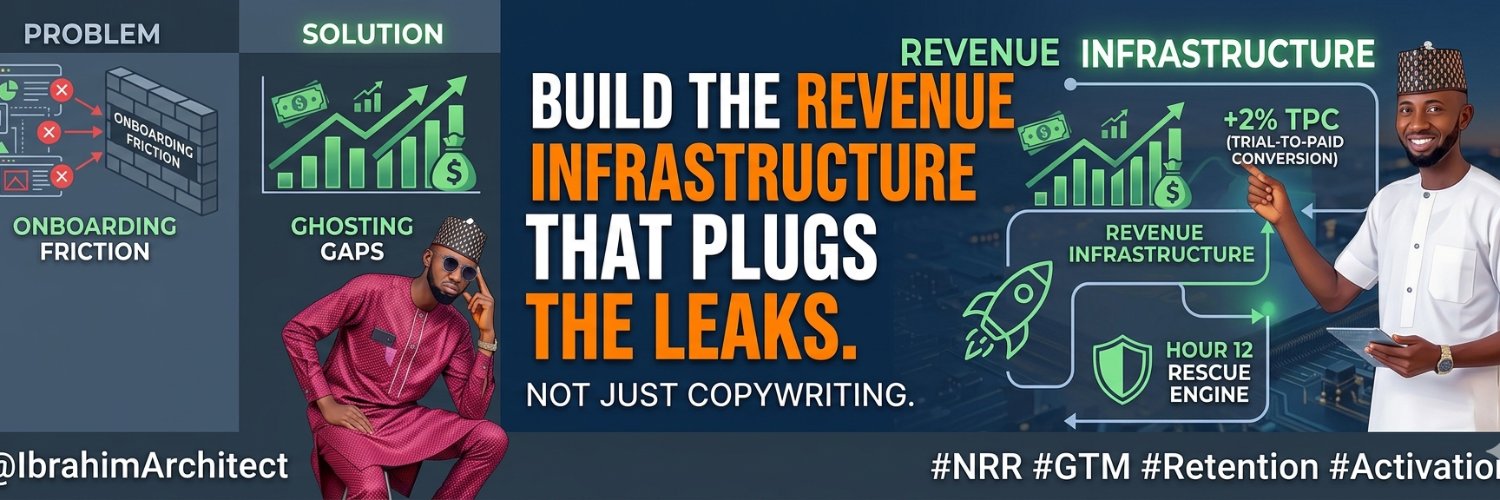 Ibrahim Umar | Revenue Infrastructure for B2B SaaS banner