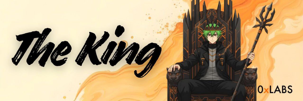 THE KING👑 banner