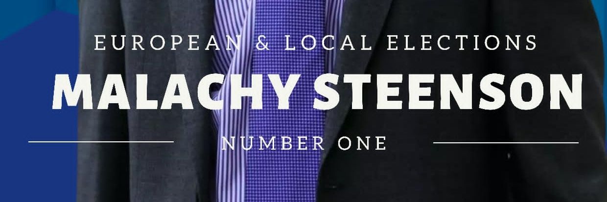 Malachy Steenson's banner
