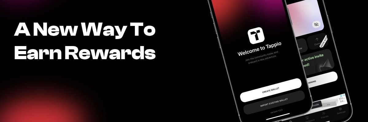 Tappio App | Earn TAPP coins with just a tap! 💰 banner