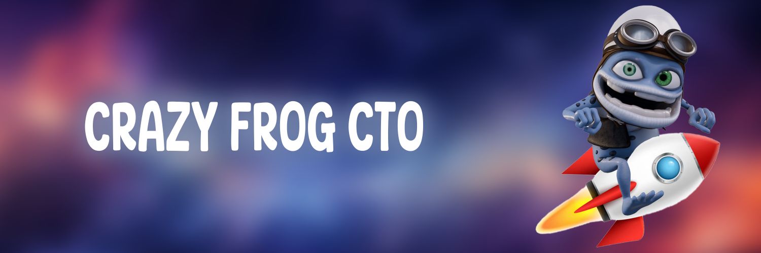 Crazy Frog CTO 🐸 banner