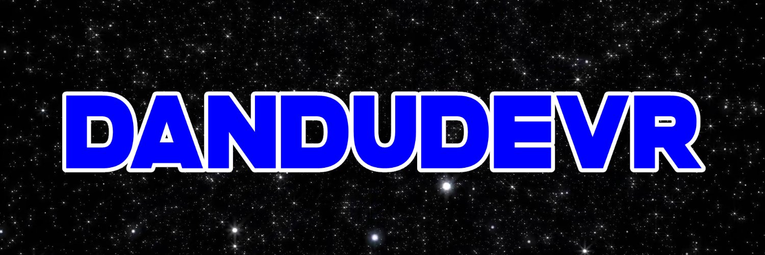 DanDudeVR (now on 𝗕𝗹𝘂𝗲𝘀𝗸𝘆) banner