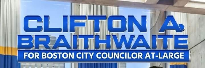 Mr. Community Boston's Own Statesman banner