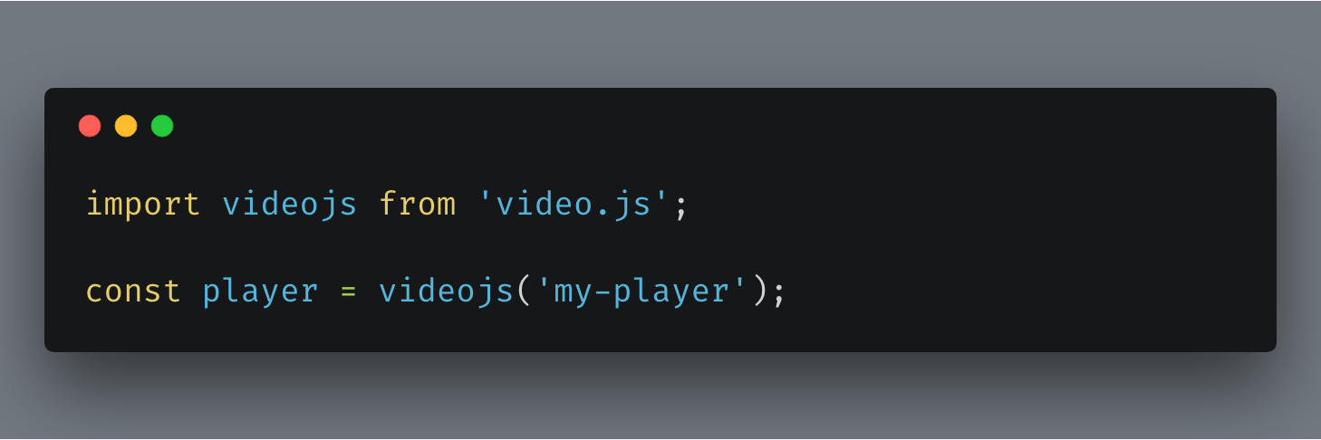 Video.js banner