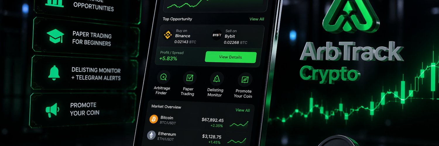 ArbTrack Crypto banner