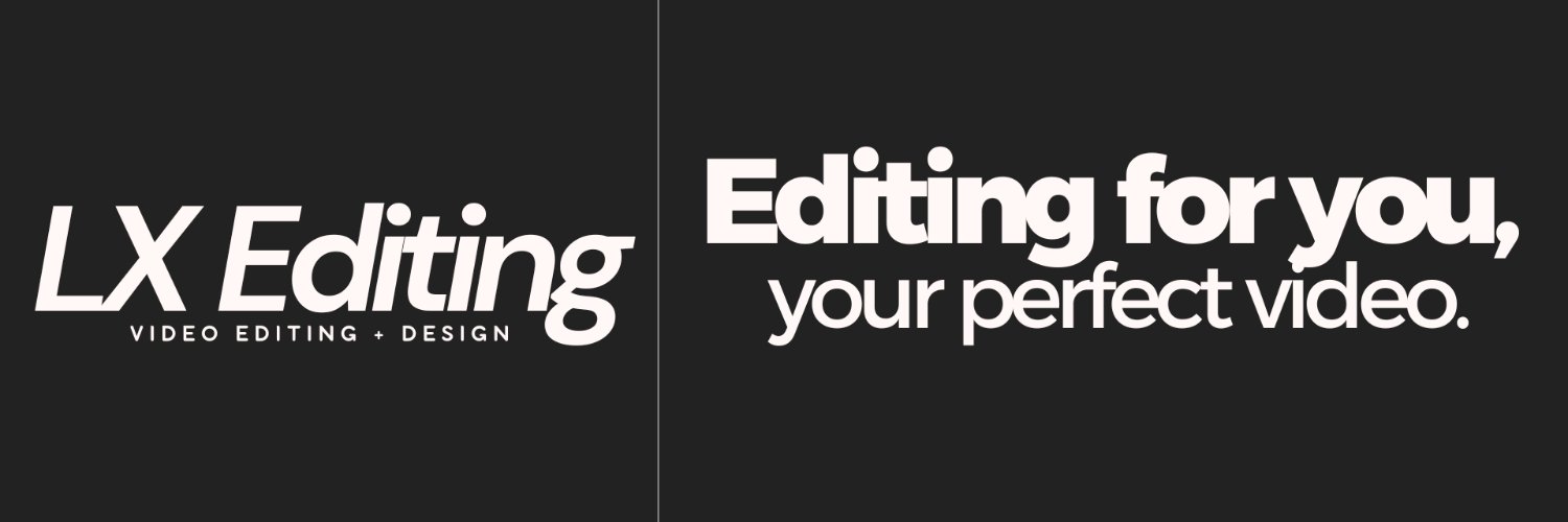 LXediting's profile banner image
