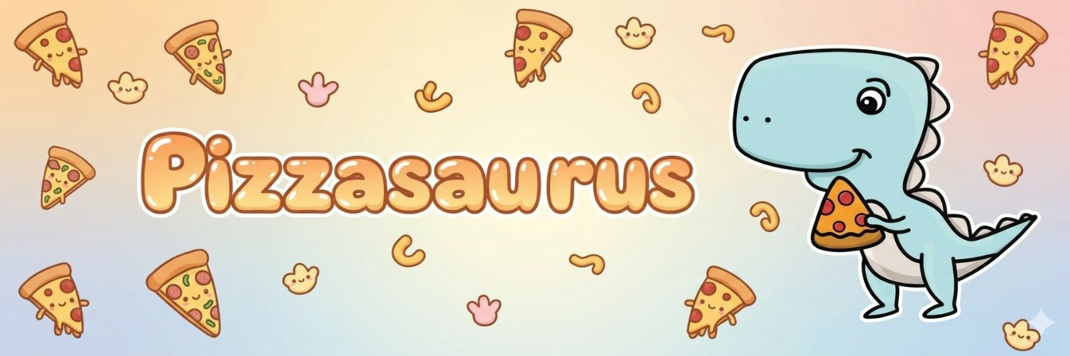 Pizzasaurus banner