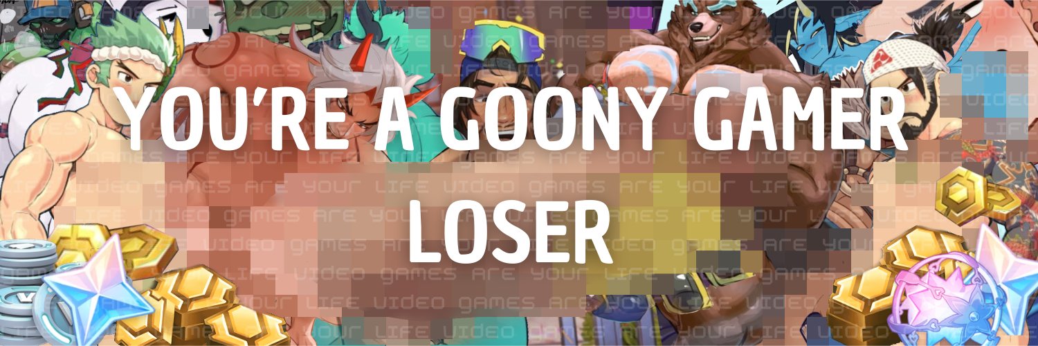YOURE A GAMER LOSER banner