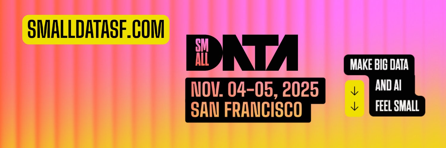 Small Data SF: Think Small, Build Big's banner