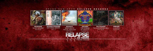 RelapseRecords Profile Banner