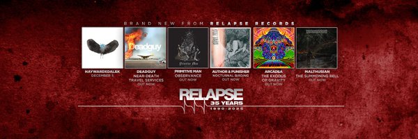 RelapseRecords Profile Banner