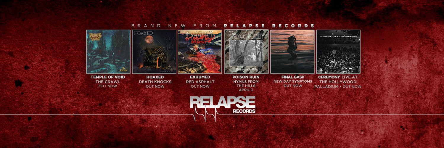 Relapse Records banner